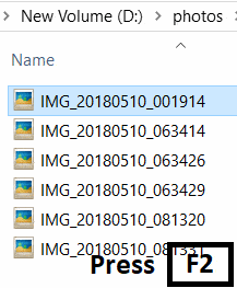 Rename Files one by one