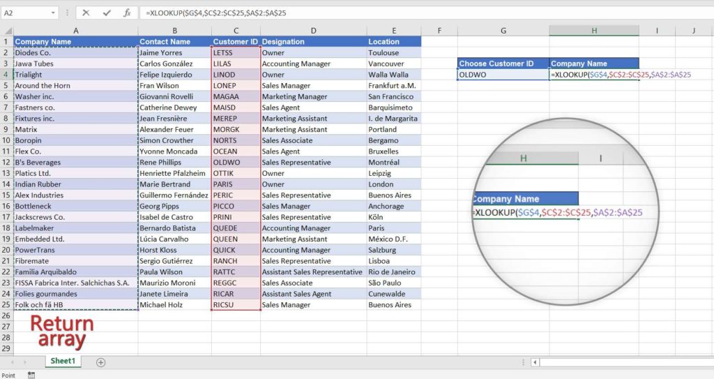 XLOOKUP Return_Array